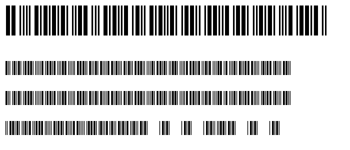 3 of 9 barcode font dingbats barcode pickafont